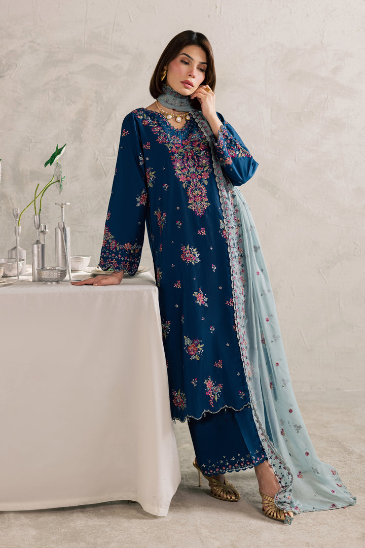 Nira 3Pc - Festive Embroidered Lawn