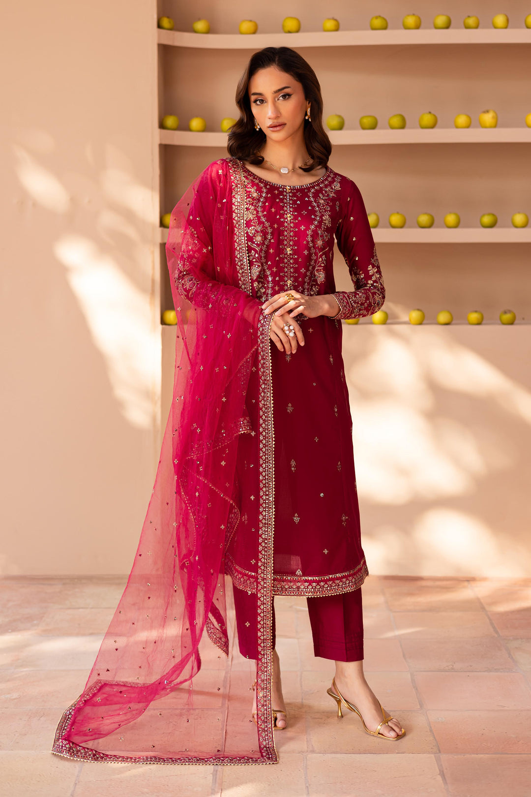 Razaib 3Pc- Embroidered Lawn Dress