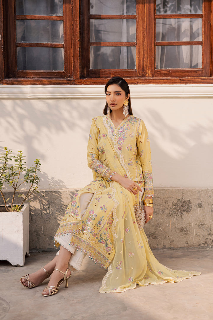 Sundip 3Pc - Festive Embroidered Lawn