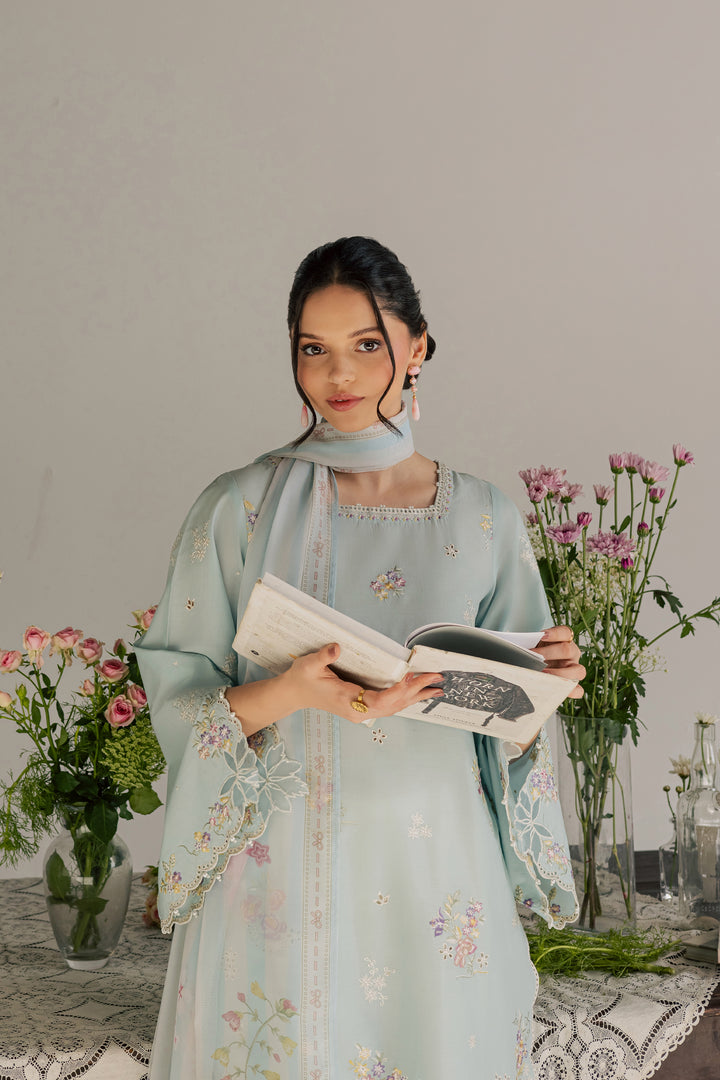 Jane 3Pc - Embroidered Lawn Dress