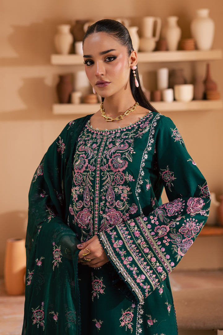 Myra 3Pc - Embroidered Lawn Dress