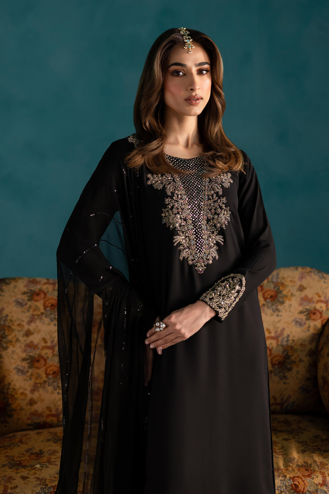 Night Tulip 3Pc - Georgette Luxe Pret