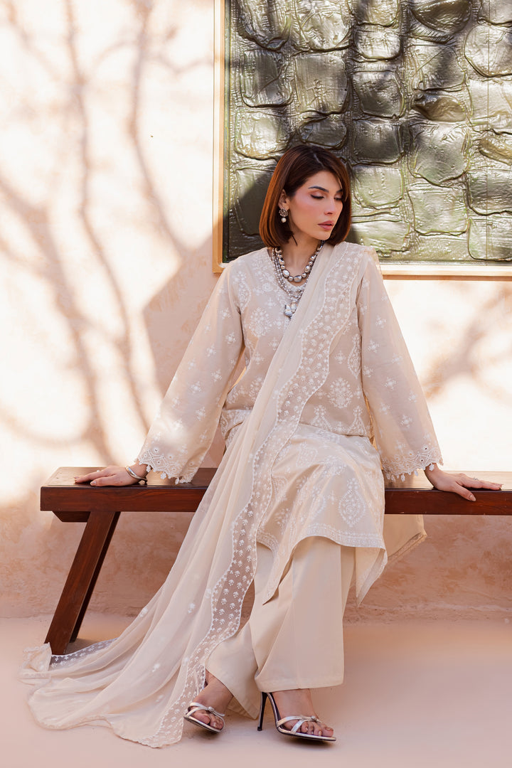 Mexico 3Pc - Festive Embroidered Lawn
