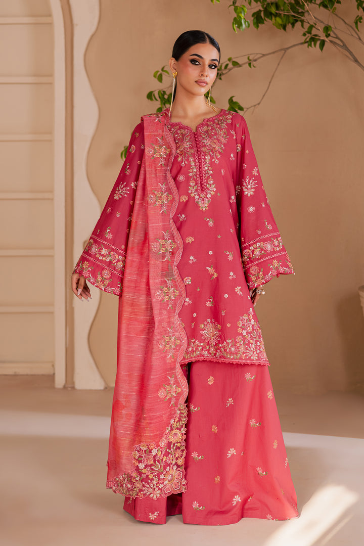 Laleen 3Pc - Embroidered Lawn Dress