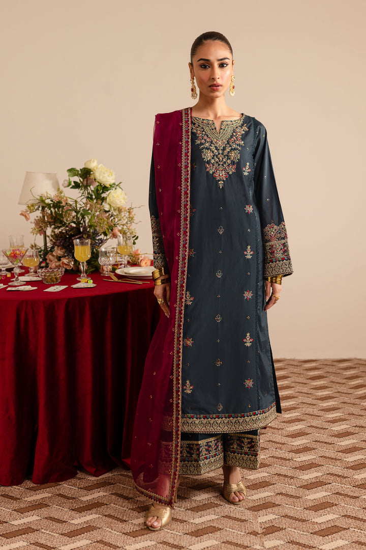 Sailesh 3Pc - Embroidered Luxe Pret