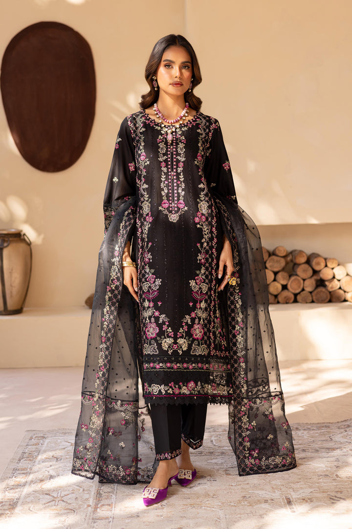 Black Onyx 3Pc - Embroidered Luxe PIMA