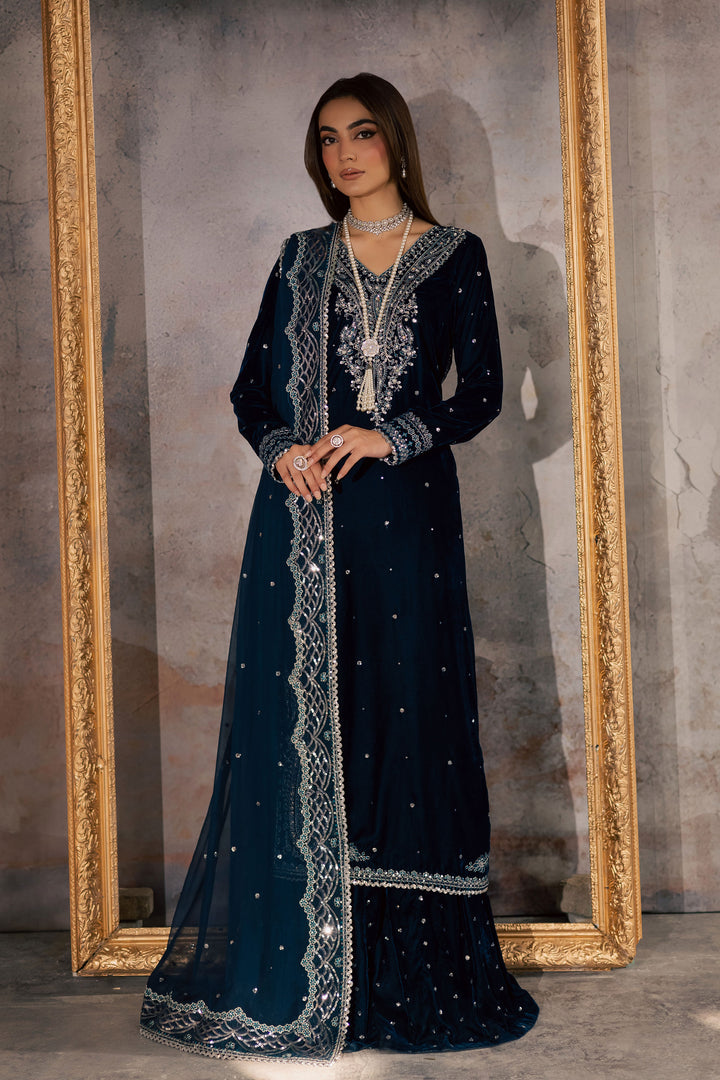 Deniz 3Pc - Velvet Formal Dress