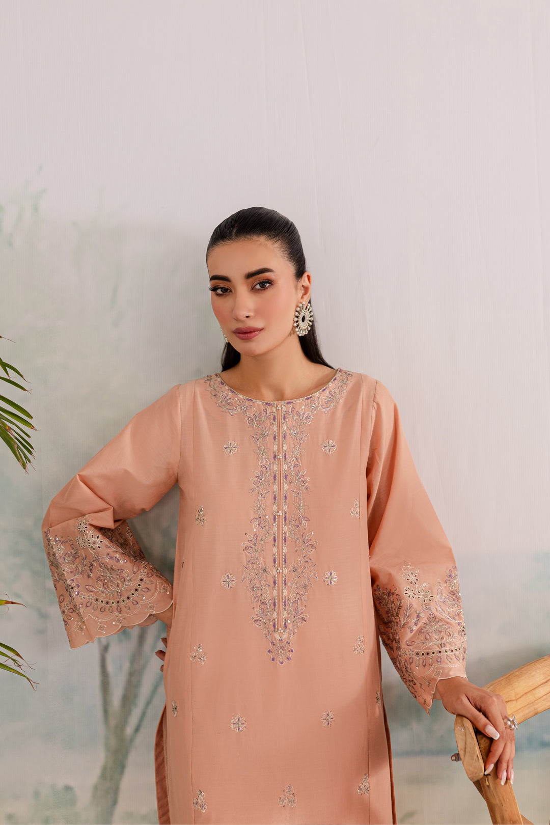 Rubeus 2Pc - Embroidered Lawn Dress