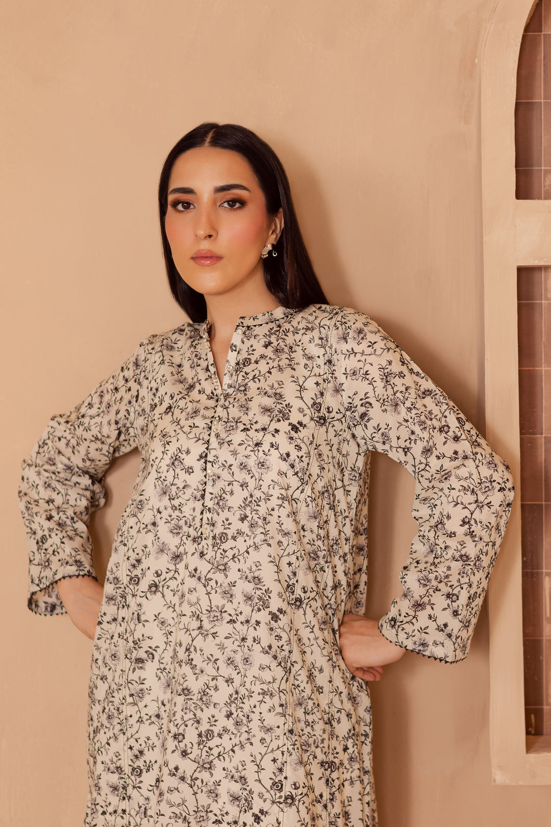 Umi 2Pc - Printed Lawn Dress