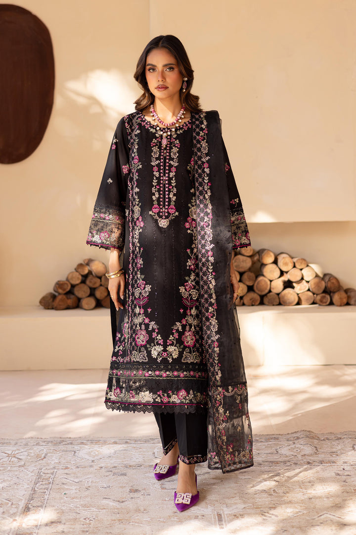 Black Onyx 3Pc - Embroidered Luxe PIMA