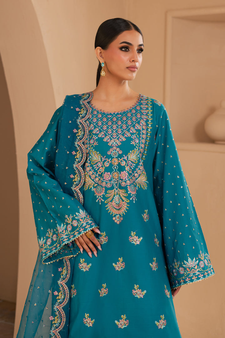 Asmarah 3Pc - Embroidered Lawn Dress