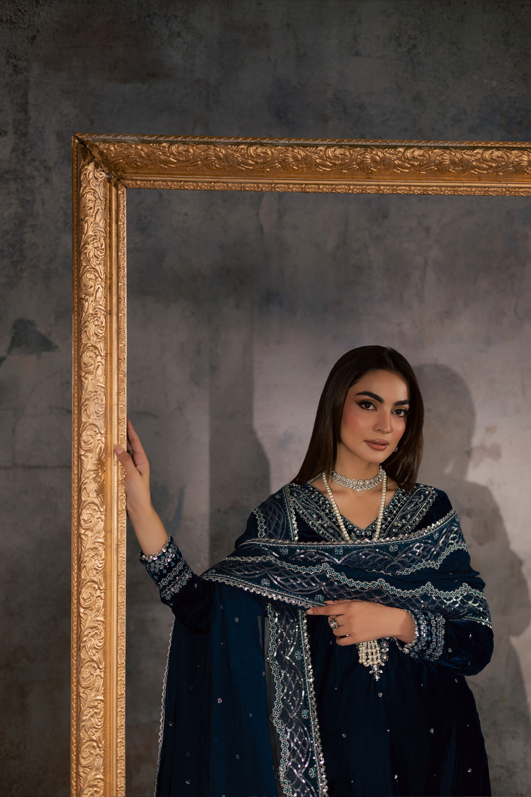 Deniz 3Pc - Velvet Formal Dress