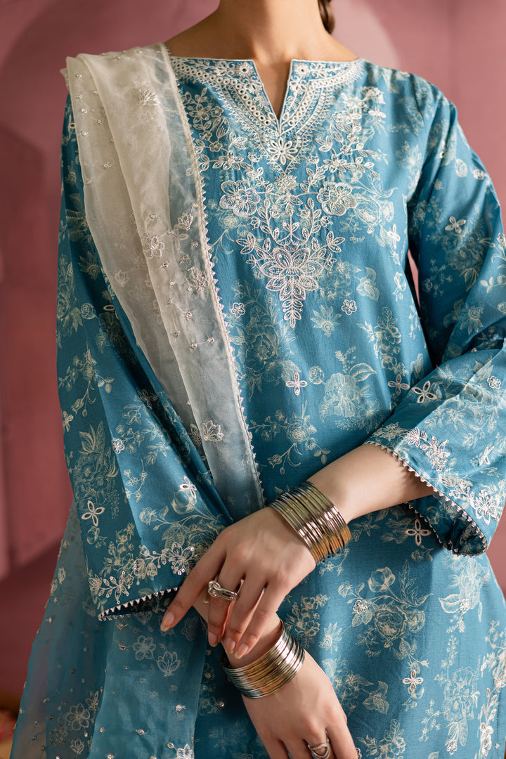 Aster 3Pc - Printed Lawn Dress