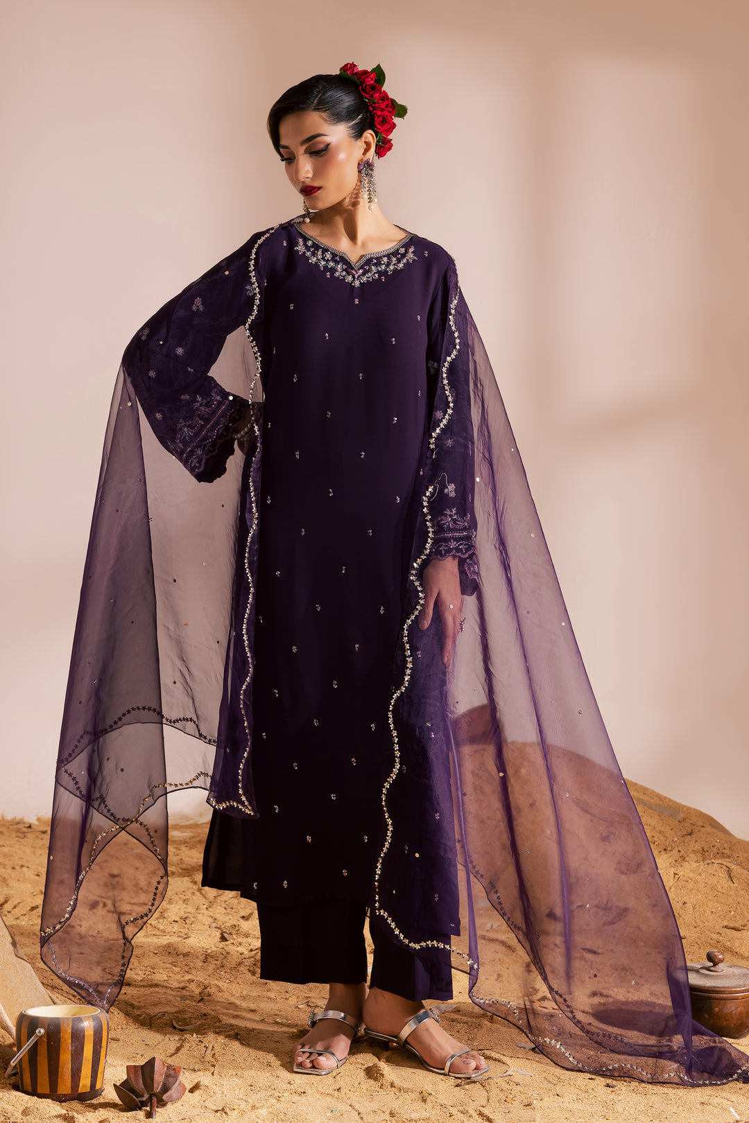 Lucent 3Pc- Festive Luxe Pret