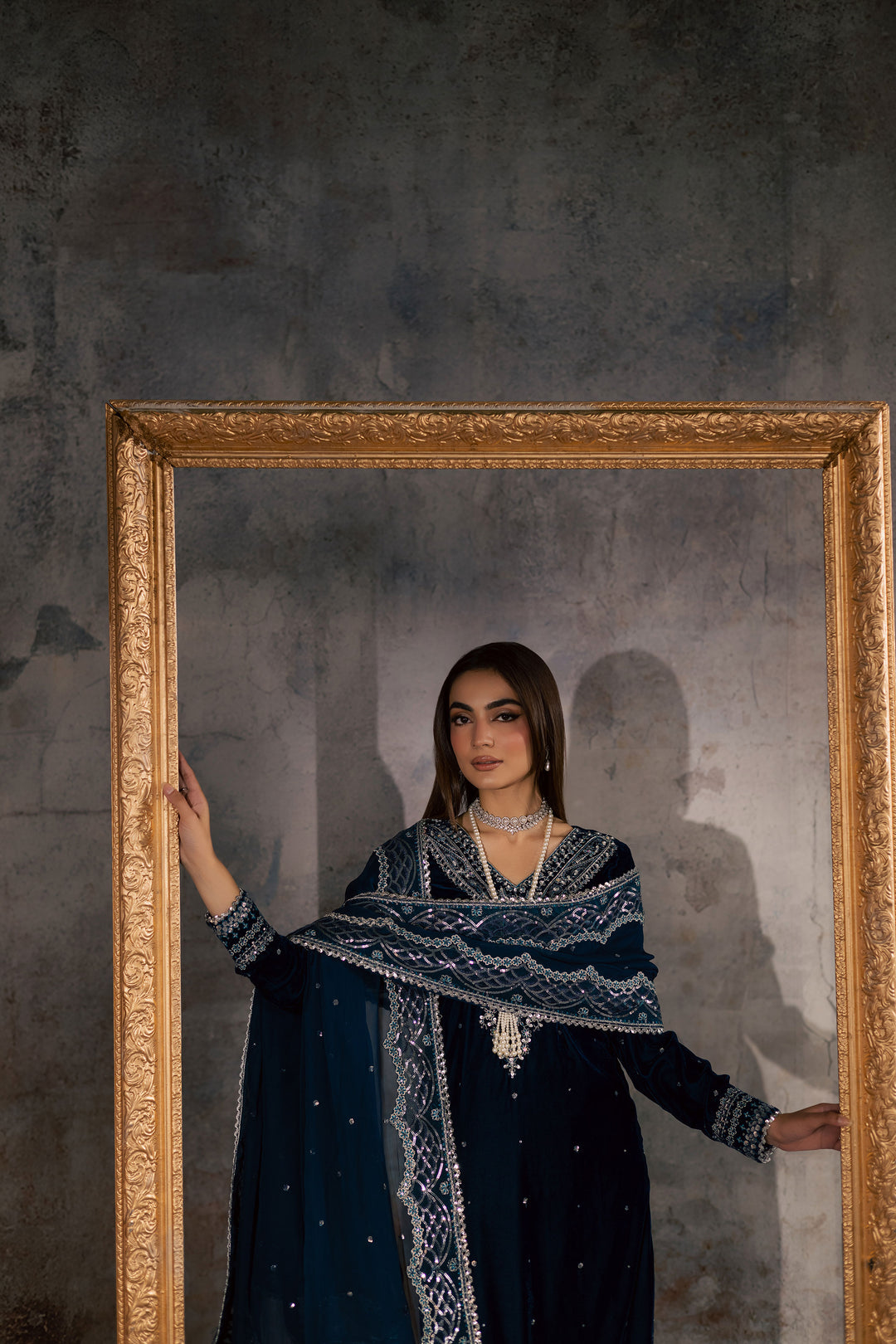 Deniz 3Pc - Velvet Formal Dress