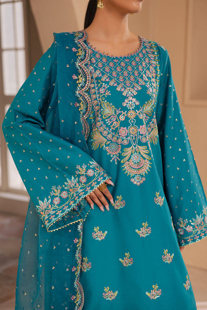 Asmarah 3Pc - Embroidered Lawn Dress