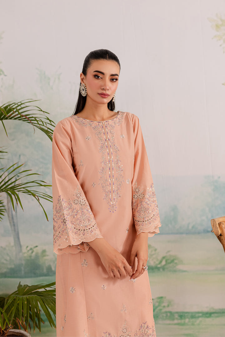 Rubeus 2Pc - Embroidered Lawn Dress