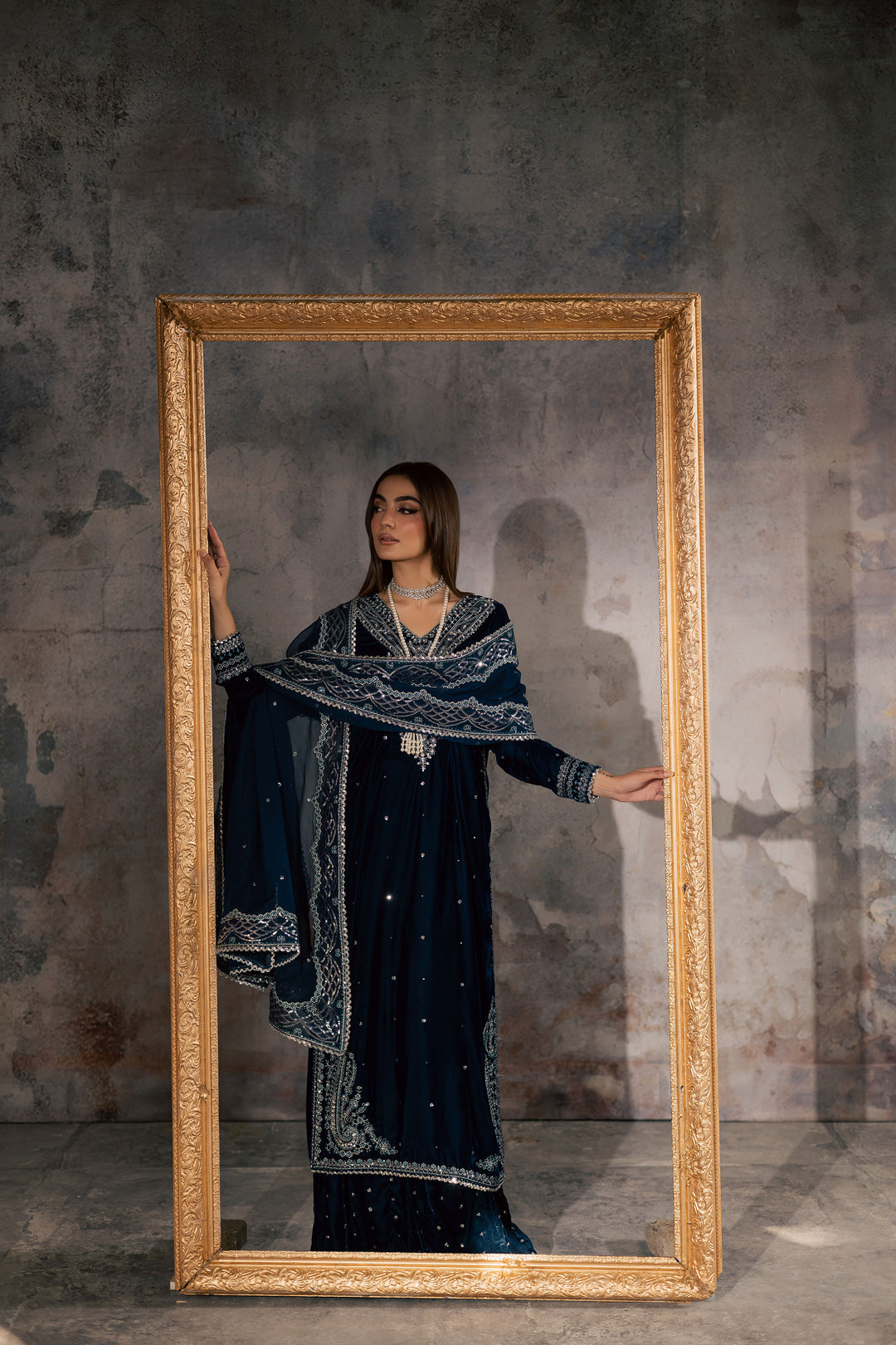 Deniz 3Pc - Velvet Formal Dress