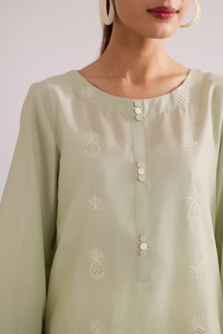 Audrey 2Pc - Embroidered Casual Pret