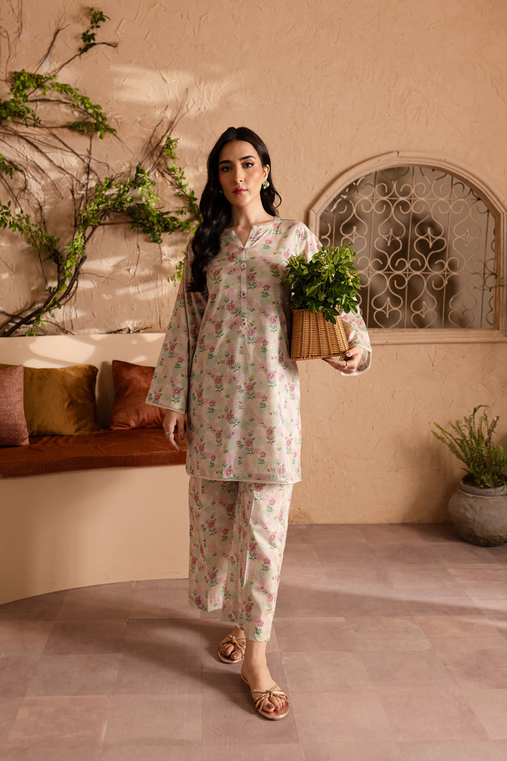 Summer 2Pc - Printed Lawn Dress