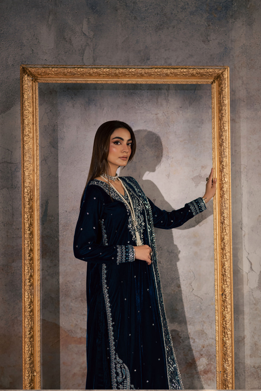 Deniz 3Pc - Velvet Formal Dress