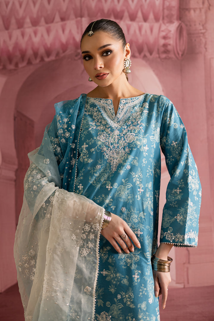 Aster 3Pc - Printed Lawn Dress
