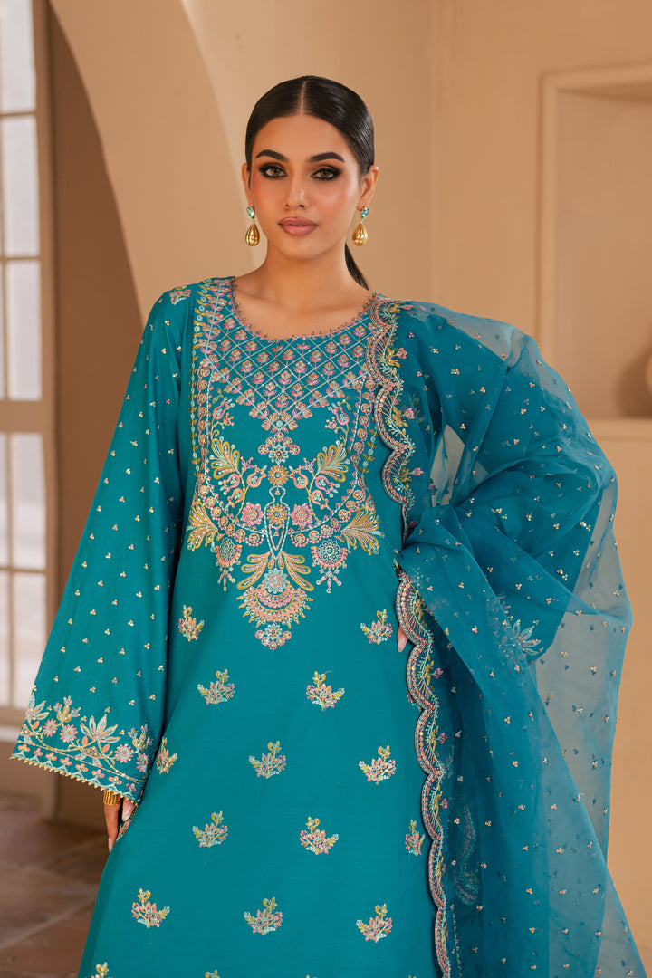 Asmarah 3Pc - Embroidered Lawn Dress