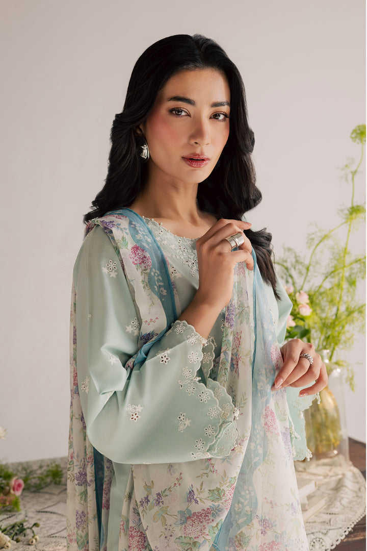 Santorini 3Pc - Embroidered Lawn Dress