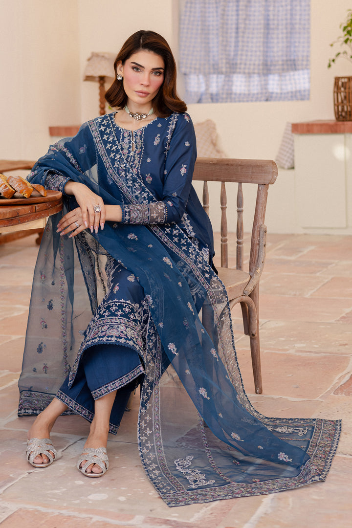 Alana 3Pc - Embroidered Lawn Dress