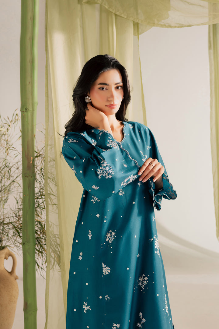 Sugar Sky 2Pc - Embroidered Lawn Dress