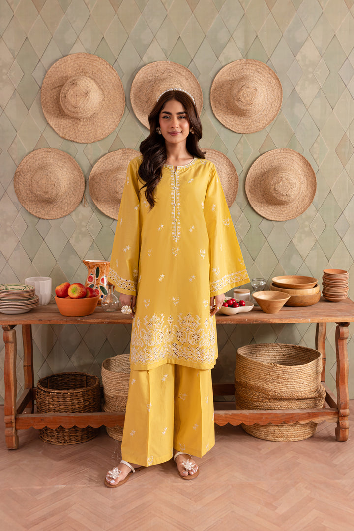 Mango 2Pc - Embroidered Lawn Dress