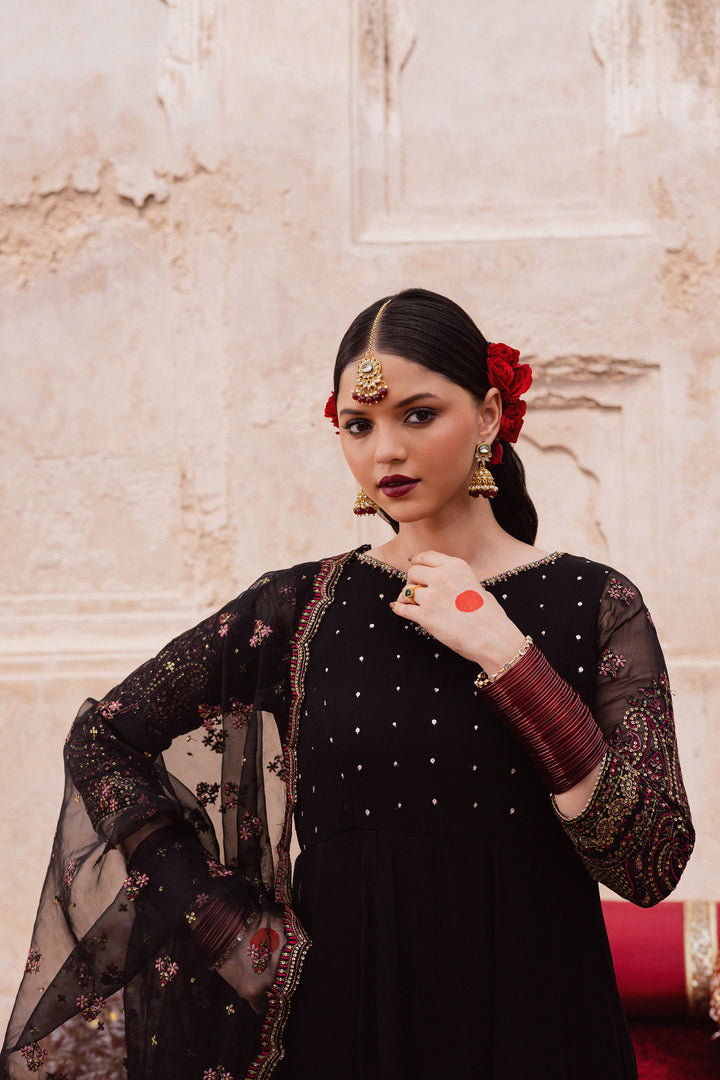  Adila 3Pc - Festive Luxe Pret BATIKSTUDIO2025  BATIK   S / Black / Crinkle & Raw Silk-M / Black / Crinkle & Raw Silk-L / Black / Crinkle & Raw Silk