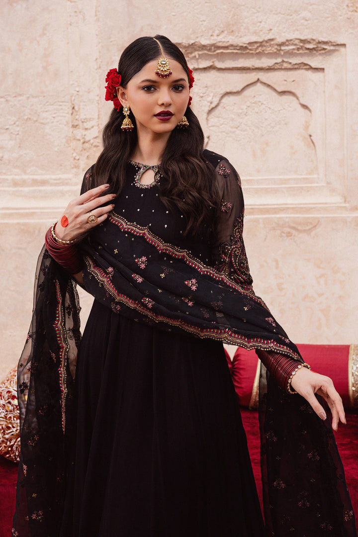  Adila 3Pc - Festive Luxe Pret BATIKSTUDIO2025  BATIK   S / Black / Crinkle & Raw Silk-M / Black / Crinkle & Raw Silk-L / Black / Crinkle & Raw Silk