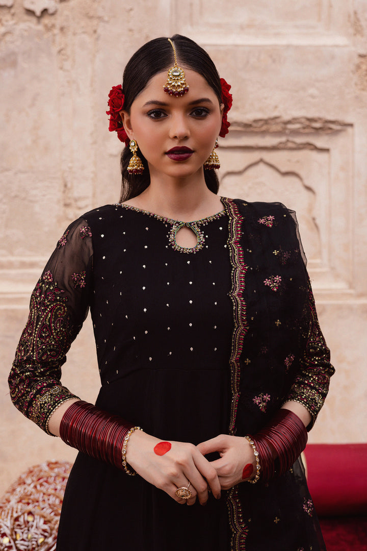  Adila 3Pc - Festive Luxe Pret BATIKSTUDIO2025  BATIK   S / Black / Crinkle & Raw Silk-M / Black / Crinkle & Raw Silk-L / Black / Crinkle & Raw Silk