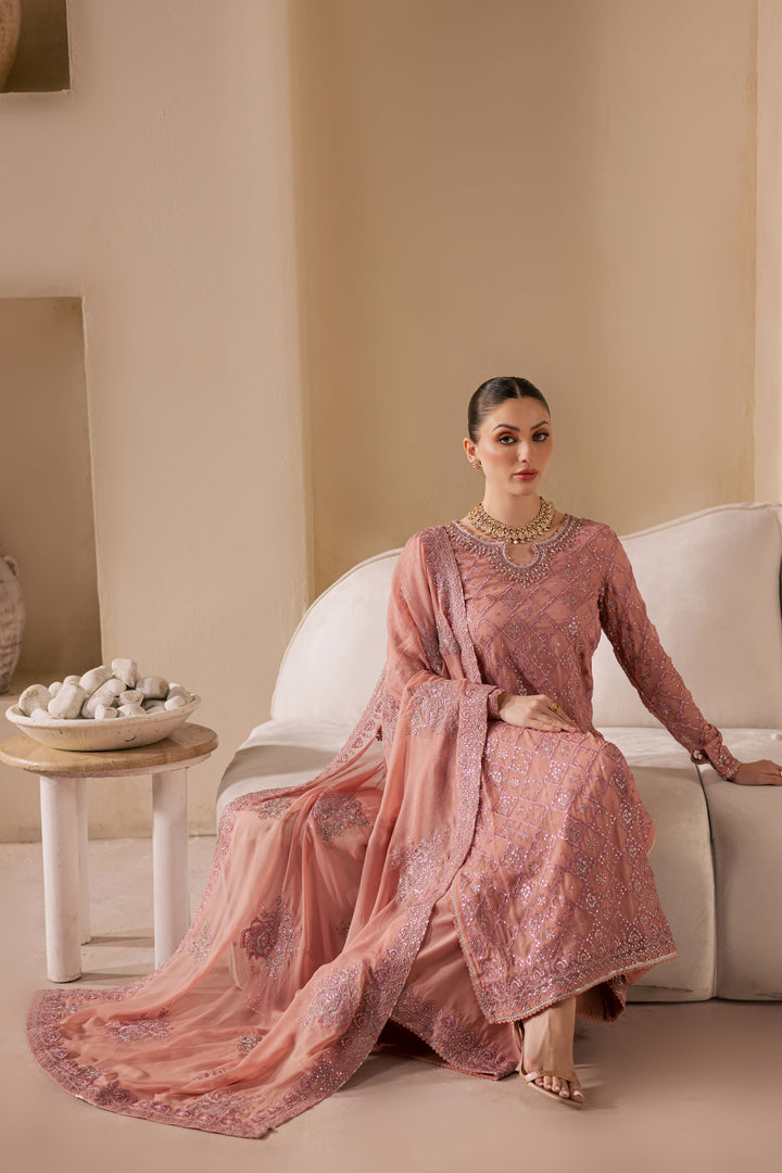  Almas 3Pc - Embroidered Luxe Pret BATIKLuxePRET2025  BATIK   XS / Tea Pink / Chiffon & Raw Silk-S / Tea Pink / Chiffon & Raw Silk-M / Tea Pink / Chiffon & Raw Silk-L / Tea Pink / Chiffon & Raw Silk-XL / Tea Pink / Chiffon & Raw Silk