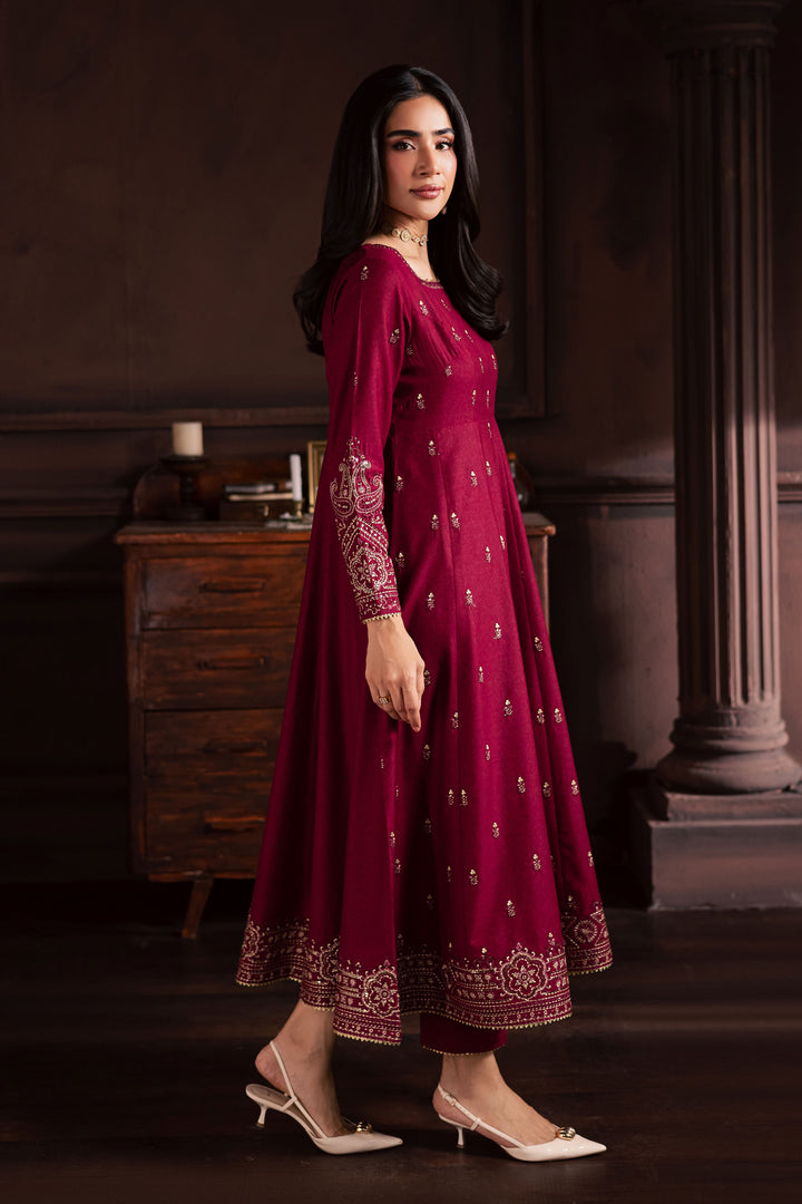 Baneen 2Pc - Embroidered Karandi Dress