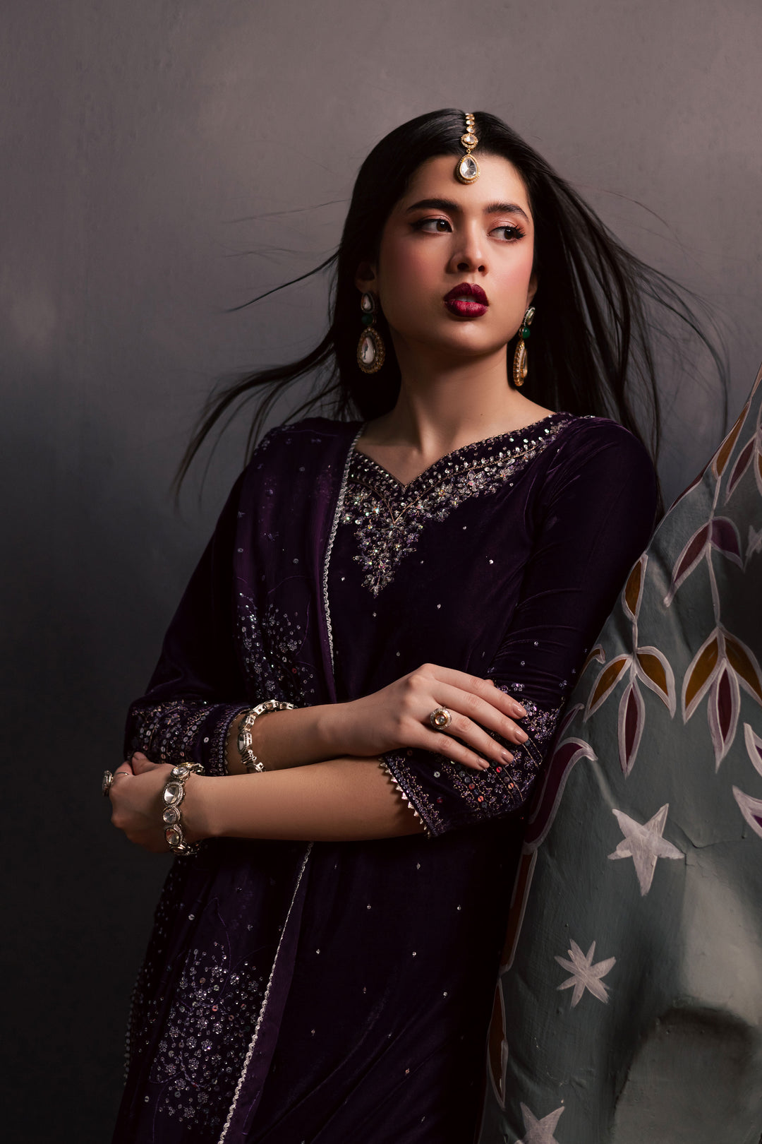 Chamak 3Pc - Velvet Luxe Pret