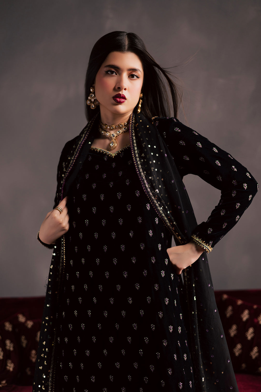 Dark Haze 3Pc - Velvet Luxe Pret