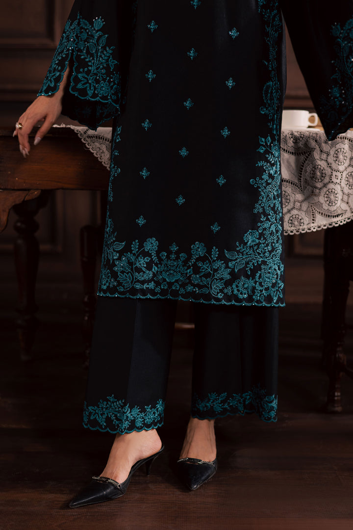 Dreamboat 2Pc - Embroidered Karandi Dress