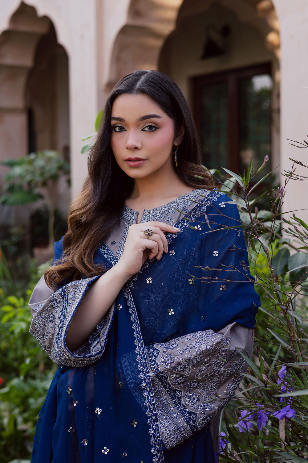  Ezlyin 3Pc - Embroidered Karandi Dress BATIK WINTER PRET 2025  BATIK   XS / Grey / Karandi-S / Grey / Karandi-M / Grey / Karandi-L / Grey / Karandi-XL / Grey / Karandi