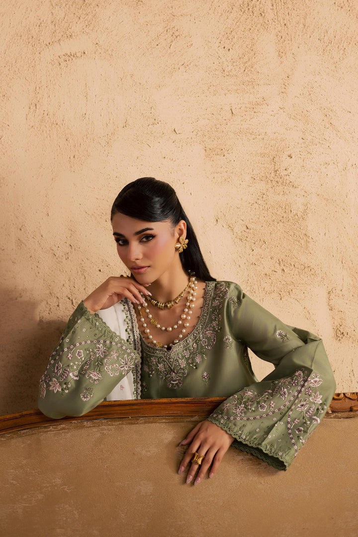 Forest Whisper 3Pc - Embroidered Festive Pret