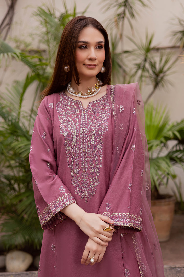 Freya 3Pc - Embroidered Festive Pret