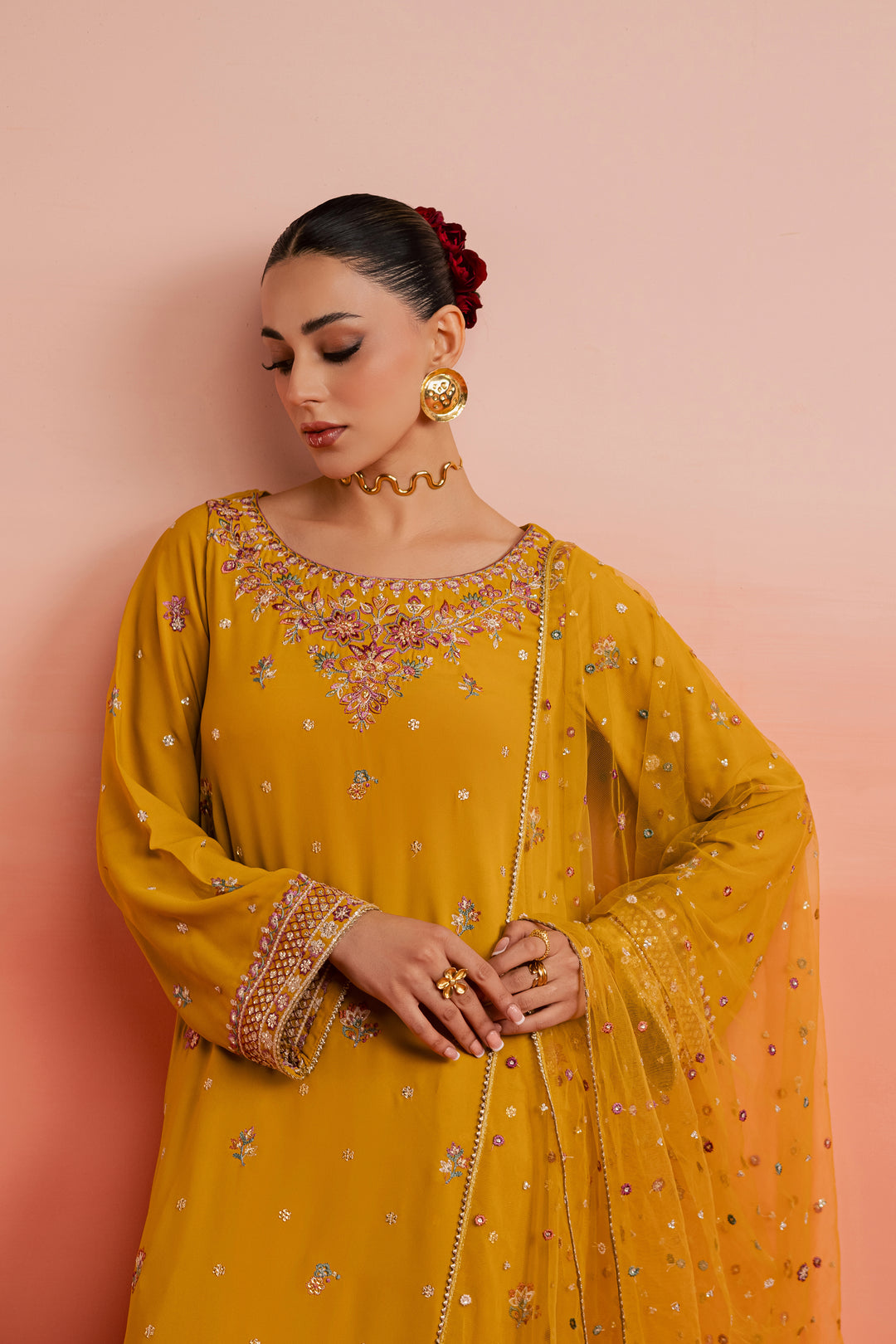 Golden Glow 3Pc - Festive Luxe Pret