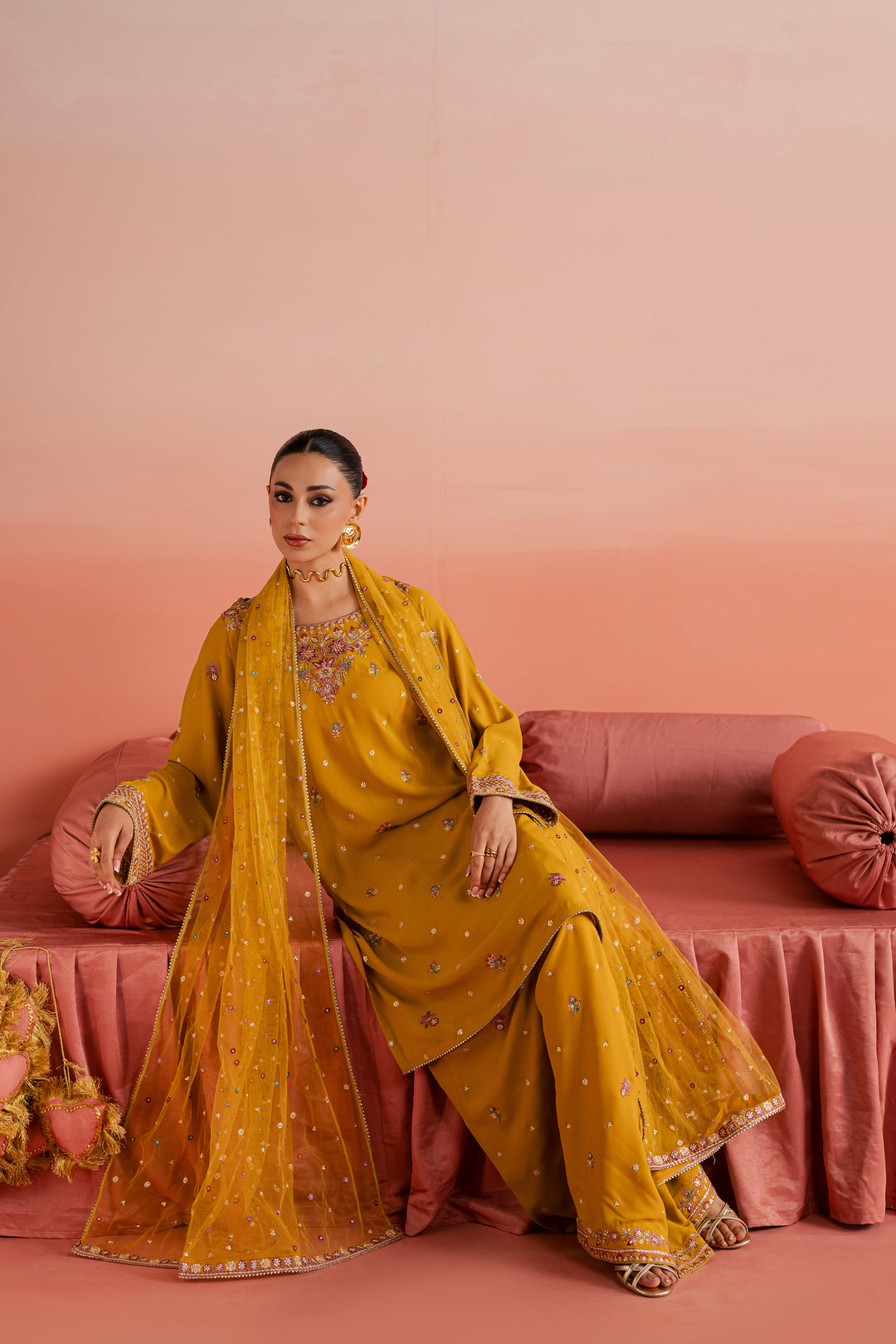 Golden Glow 3Pc - Festive Luxe Pret