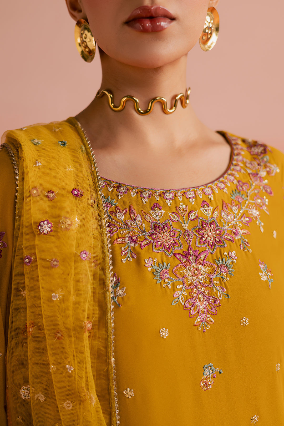 Golden Glow 3Pc - Festive Luxe Pret