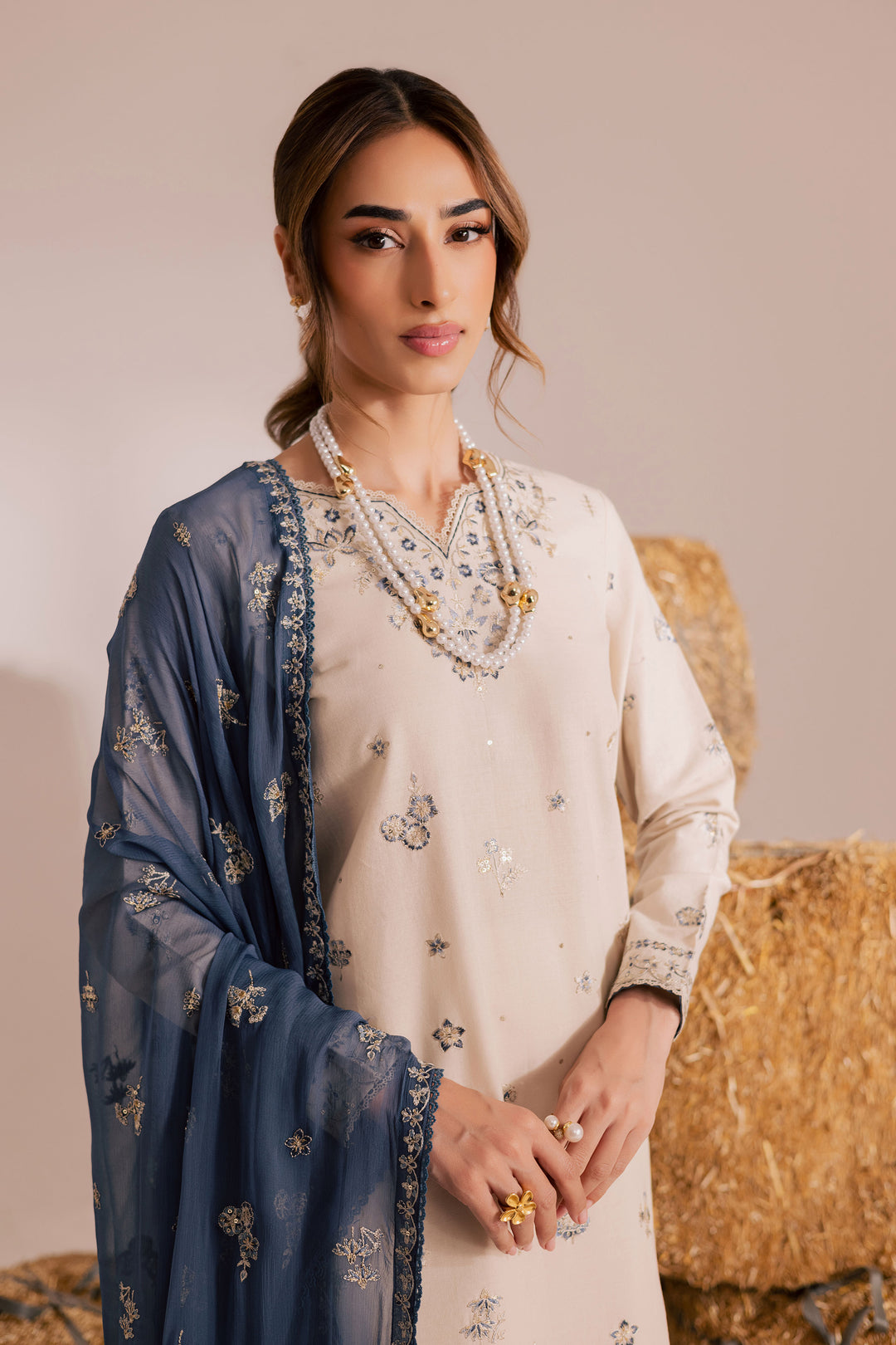  Gul e Lala 3Pc - Embroidered Khaddar Dress BATIK WINTER PRET 2025  BATIK   XS / Beige / Khaddar-S / Beige / Khaddar-M / Beige / Khaddar-L / Beige / Khaddar-XL / Beige / Khaddar