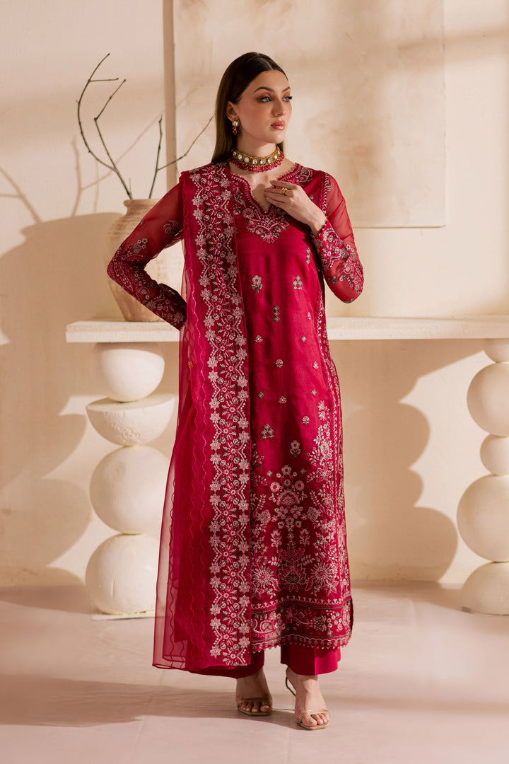 ulshan Zara 3Pc - Embroidered Luxe Pret BATIKLuxePRET2025  BATIK   XS / Fuchsia Pink / Raw Silk & Organza-S / Fuchsia Pink / Raw Silk & Organza-M / Fuchsia Pink / Raw Silk & Organza-L / Fuchsia Pink / Raw Silk & Organza-XL / Fuchsia Pink / Raw Silk & Organza