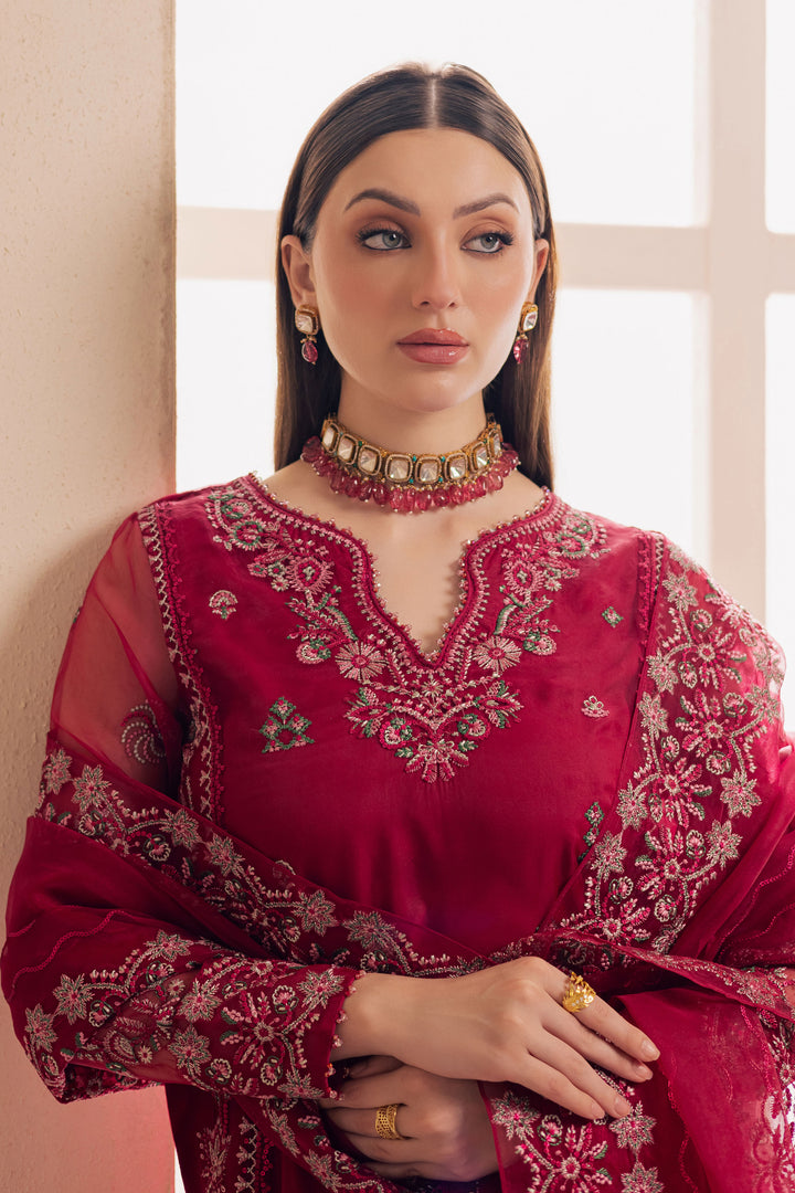 ulshan Zara 3Pc - Embroidered Luxe Pret BATIKLuxePRET2025  BATIK   XS / Fuchsia Pink / Raw Silk & Organza-S / Fuchsia Pink / Raw Silk & Organza-M / Fuchsia Pink / Raw Silk & Organza-L / Fuchsia Pink / Raw Silk & Organza-XL / Fuchsia Pink / Raw Silk & Organza