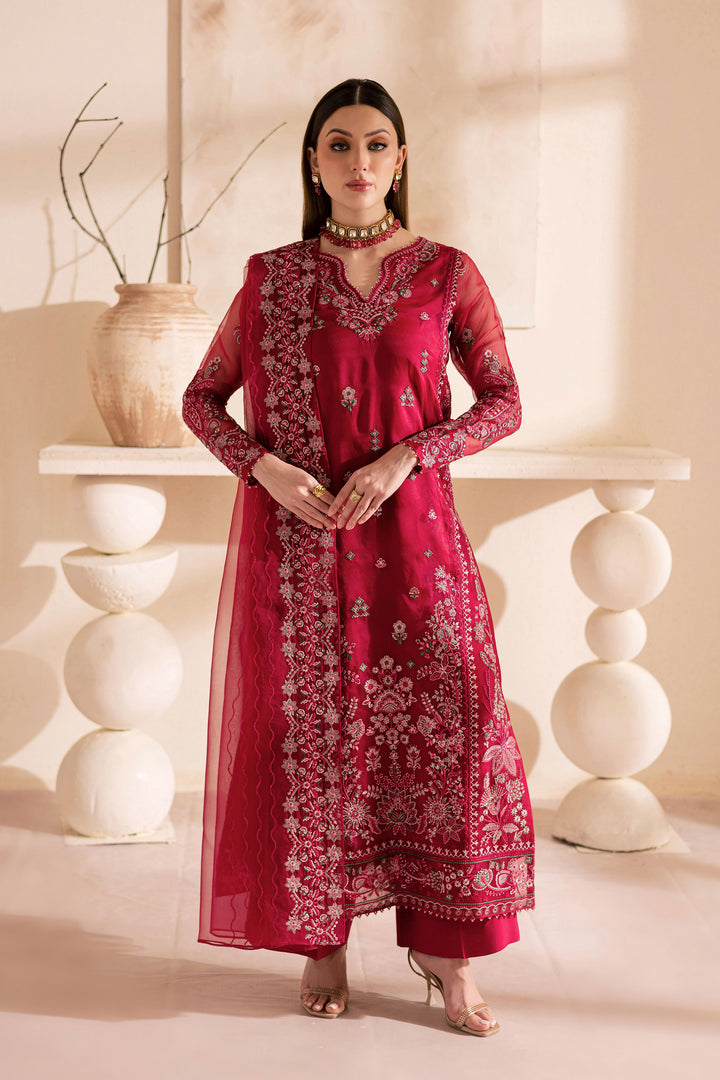 ulshan Zara 3Pc - Embroidered Luxe Pret BATIKLuxePRET2025  BATIK   XS / Fuchsia Pink / Raw Silk & Organza-S / Fuchsia Pink / Raw Silk & Organza-M / Fuchsia Pink / Raw Silk & Organza-L / Fuchsia Pink / Raw Silk & Organza-XL / Fuchsia Pink / Raw Silk & Organza