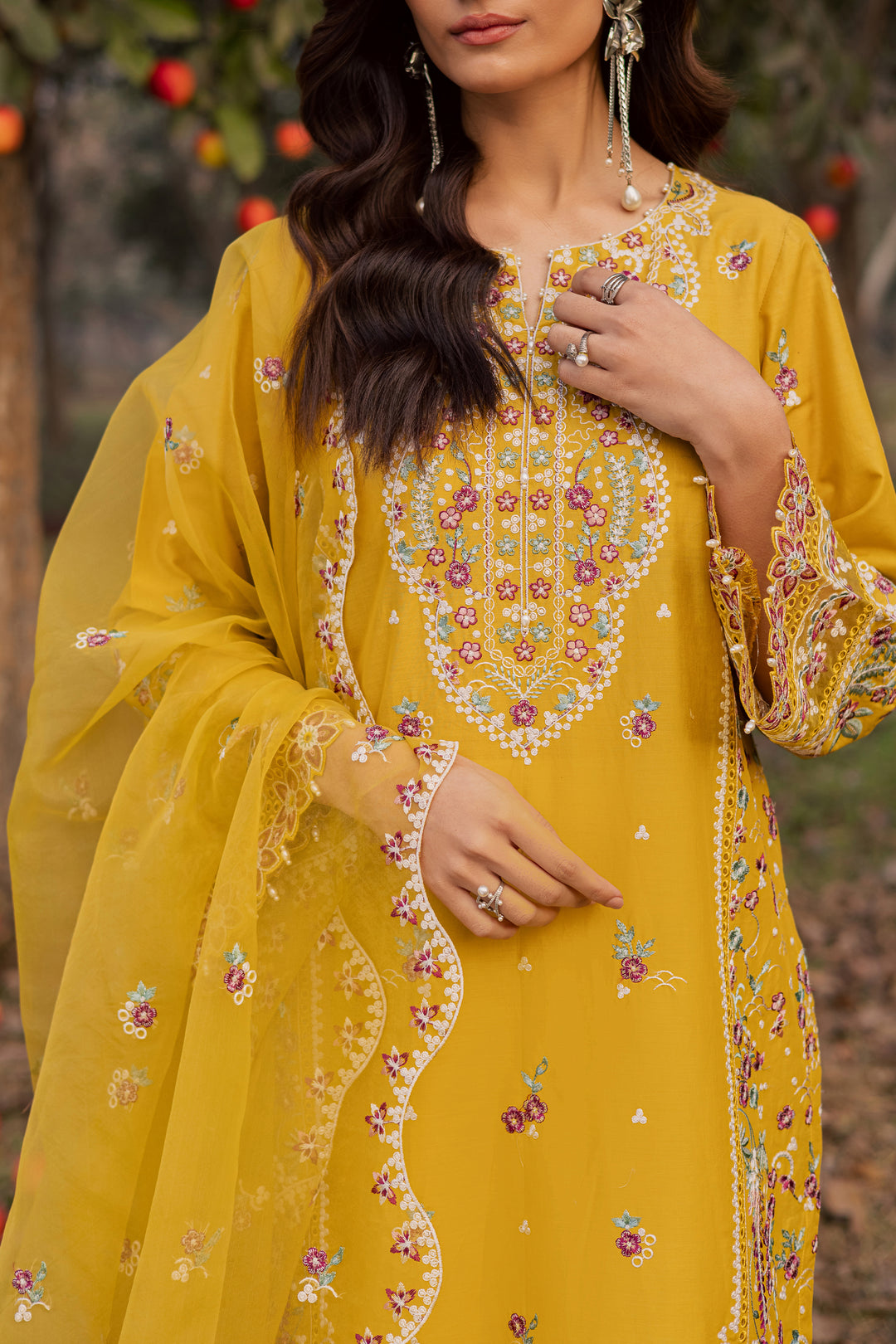 Horizon 3Pc - Festive Embroidered Lawn